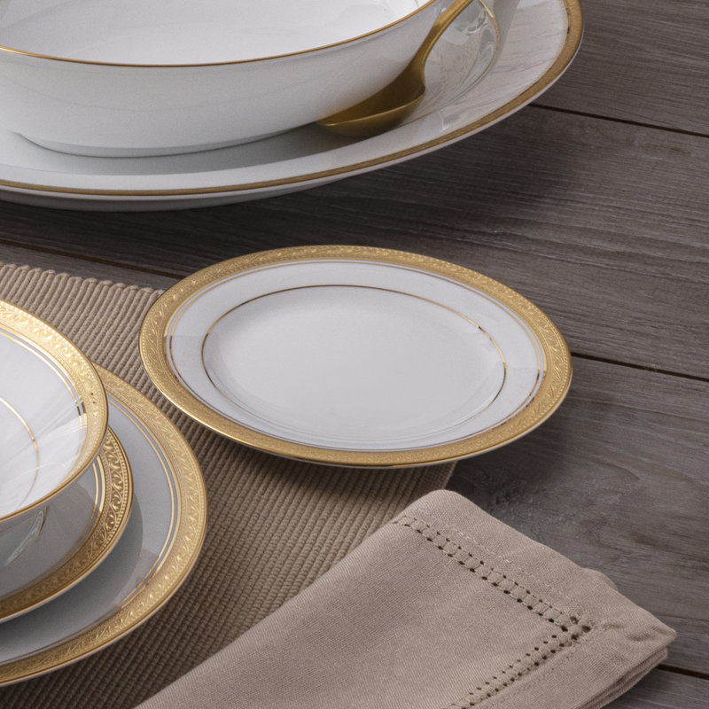 Noritake Crestwood 5-Piece Place Setting, Service for 1, Gold