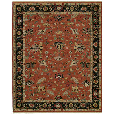 Herscher Wool Floral Area Rug