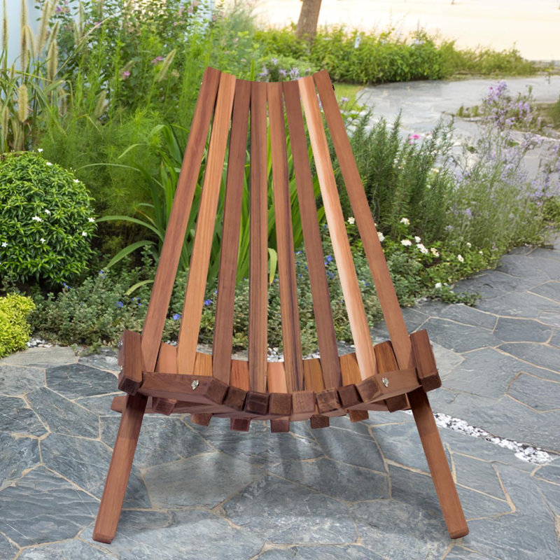 Gaetano Cedar Stick Folding Outdoor Chair