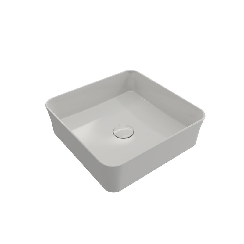 Sottile 15.26'' L Bathroom Sink, White