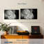 «Lion Portrait», reproduction d'art sur toile-1303392729