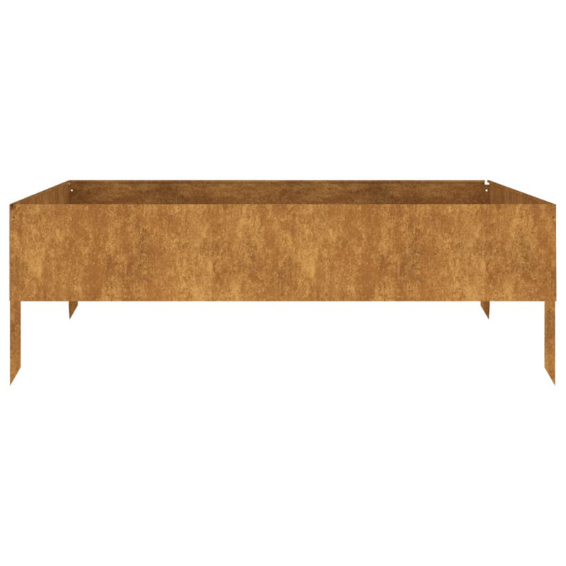 Almarene Metal Raised Garden Bed, 33.5cm H x 100cm W x 100cm D