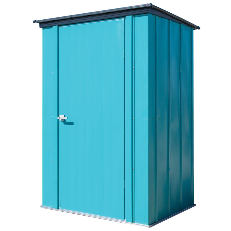 Spacemaker 4 ft. W x 3 ft. D Metal Vertical Storage Shed, Blue