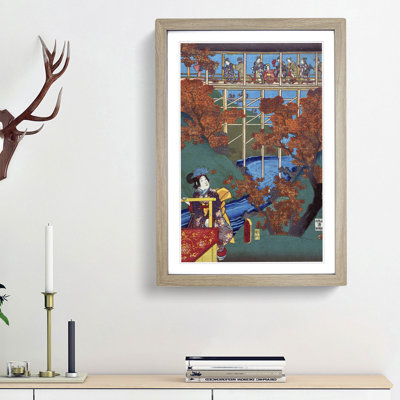 Autumn Garden by Utagawa Kunisada - Single Picture Frame Painting