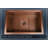 Luxury Heavy 12-Gauge Copper Farmhouse Sink, Includes Accessories, Flat Front