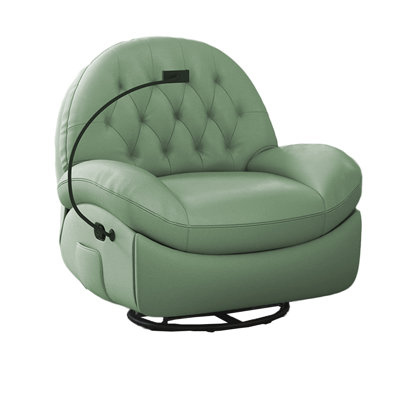 Labree Faux Leather Recliner