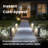 Outdoor Solar Metal Pathway Light With Motion Sensor