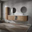 Meuble-lavabo mural sophistiqué avec caractéristiques pratiques