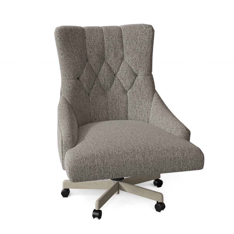 Chaise de travail Clancy, 9508 fumée, Espresso