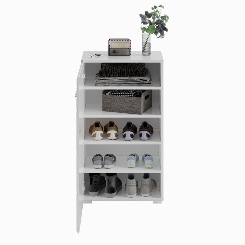 Linus 10 Pair Shoe Storage Cabinet