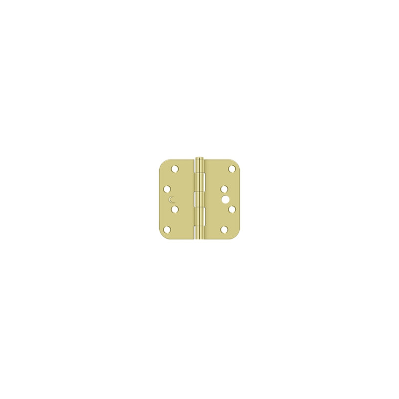 Steel Butt Bearing Hinge, Bright Brass