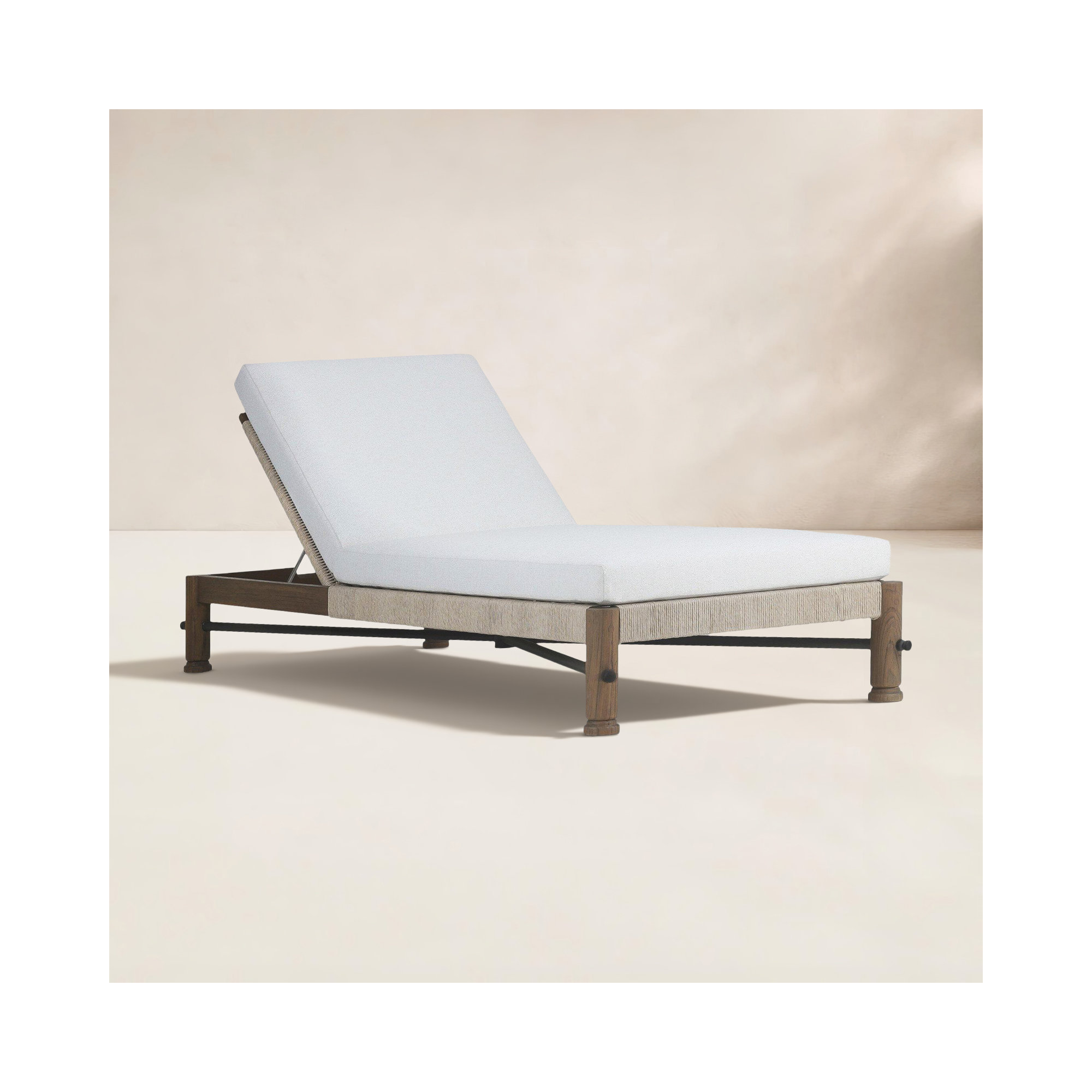 Finnegan Outdoor Chaise, Alessi Linen