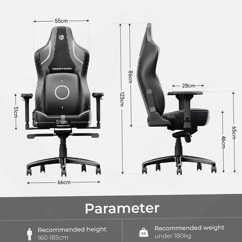 Fauteuil de jeu, Bleu / bleu / rose