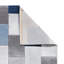 Bahnu area rug Machine Woven Rectangle Grey/Blue