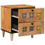 40cm W Solid Wood Bedside Table