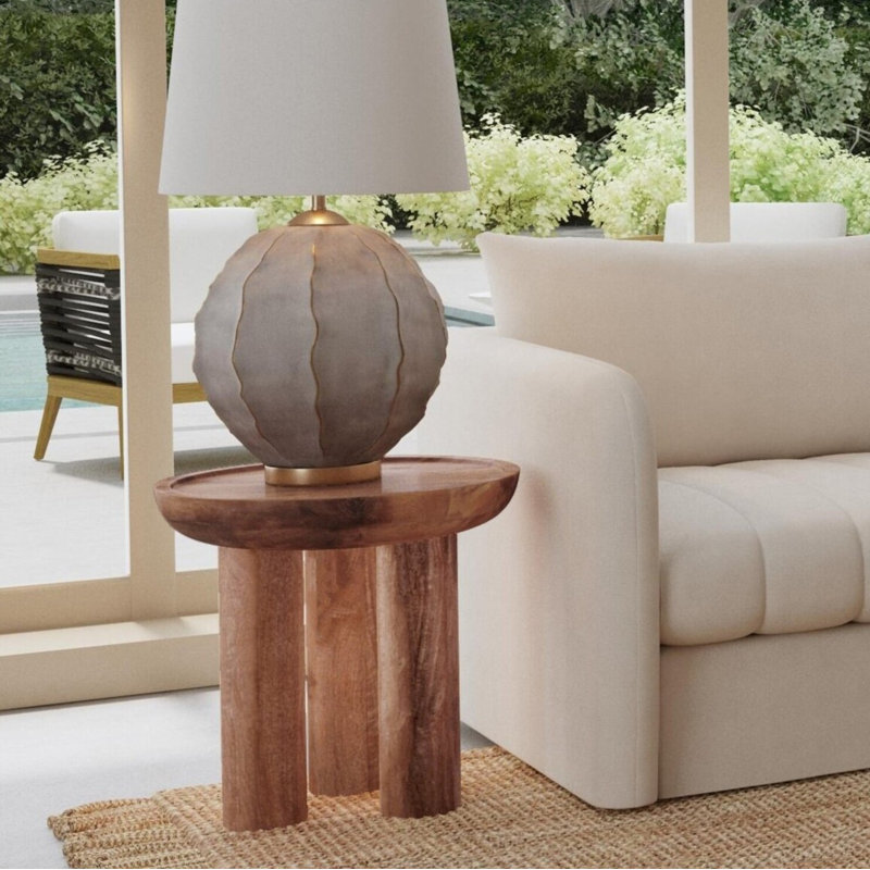 Hailie Solid Wood End Table