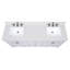 Lotte 73'' W Double Vanity Top-497427422