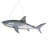 Great White Shark Ceiling Mount Trophy Statue
