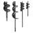 16.5'' H x 2.6'' W Metal Fencing Kits