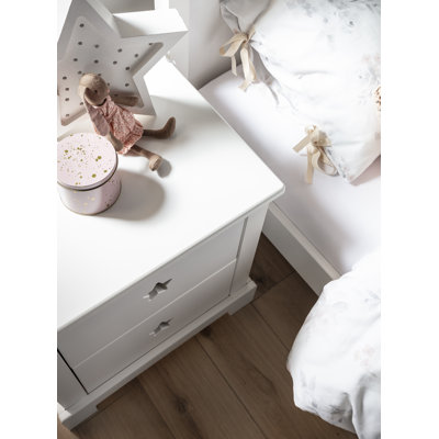 Post 2 Drawer Nightstand