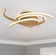 Doner 1 - Light 22.05'' Unique/Statement Modern Linear Dimmable White Light LED Flush Mount