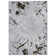 Tapis moderne en marbre abstrait