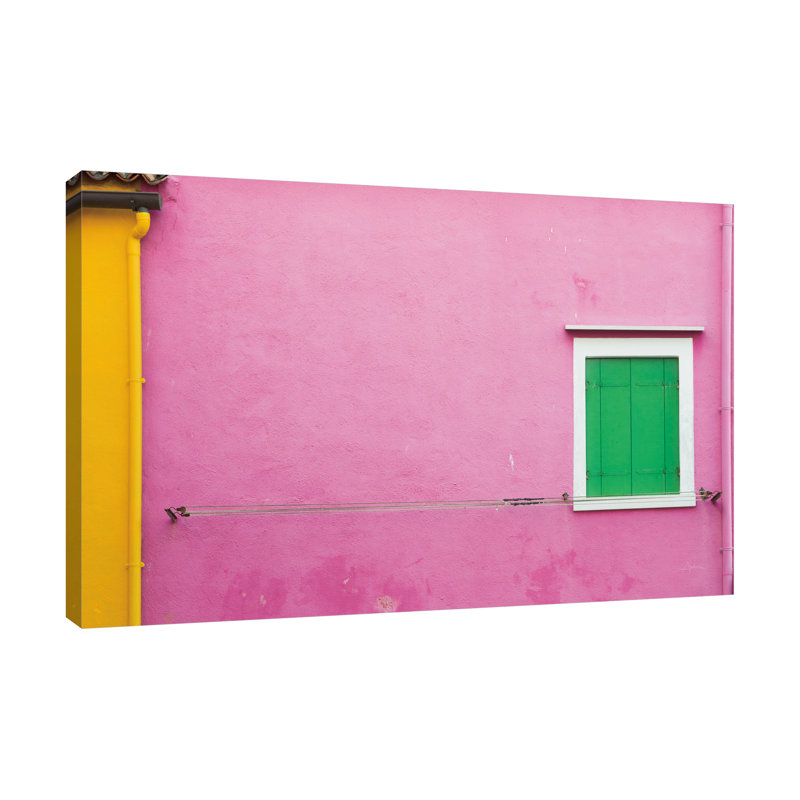«Windows Of Burano V», toile tendue par Aledanda, H 10 po x l 15 po x P 1,5 po