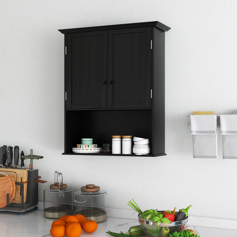 Kajana Bathroom Cabinet, Black