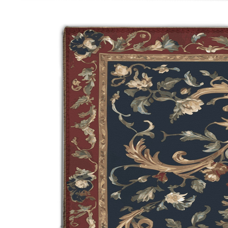 Tapis noir français intérieur et extérieur, Rectangle 4pi x 6 pi