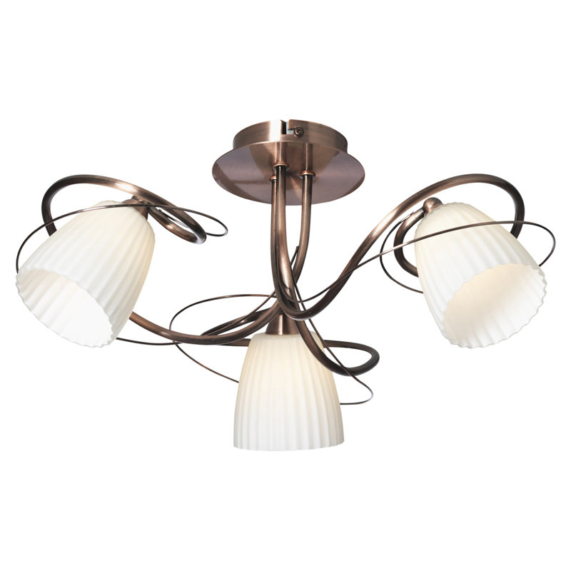 Vytis Glass Semi Flush Mount
