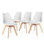 Nero 4 -Person Glass Dining Set-67182169-67182165