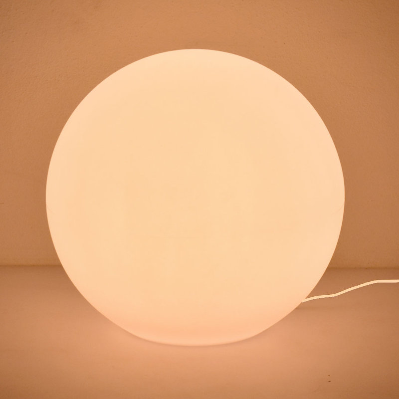 Plug-in Integrated LED Outdoor Lantern, 37cm H x 40cm W x 40cm D