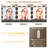 Tempered Glass Top Makeup Vanity Desk With LED Lights And Charging Station-1998793183