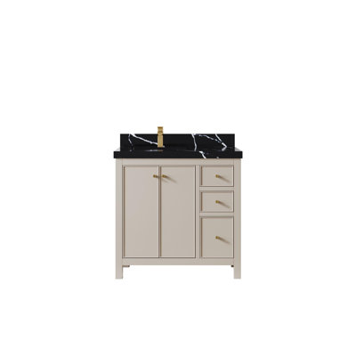 Chicago 36'' Single Bathroom Vanity with Top