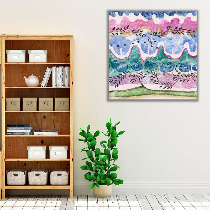 Particule I - reproduction d'art sur toile, H 12 po x l 12 po