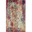 Tapis beige / rose / bleu tissé à la machine Ector-33092895
