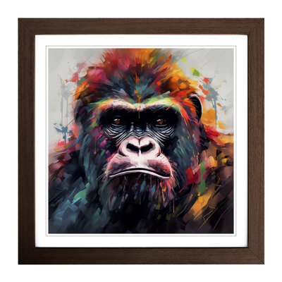 Gorilla Abstract No.1 - Framed Print