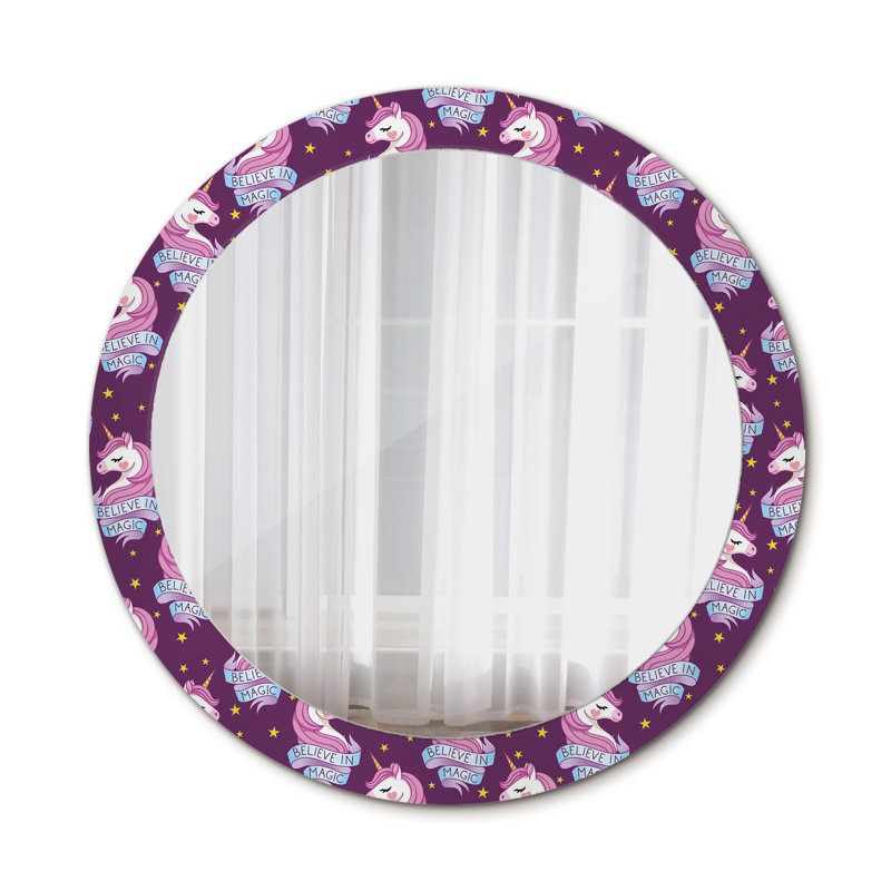 Huldar Glass Flat Wall Mirror