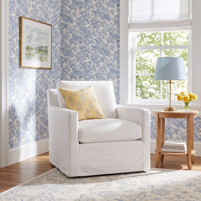 Savannah Cotton Slipcovered Armchair