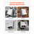 4 Inch External Extractor Wall Vent Cover Stainless Steel 1 Pack Silver-116167760
