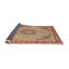 Laine orientale rouge/beige Sanjay Tapis décoratif-1767983452