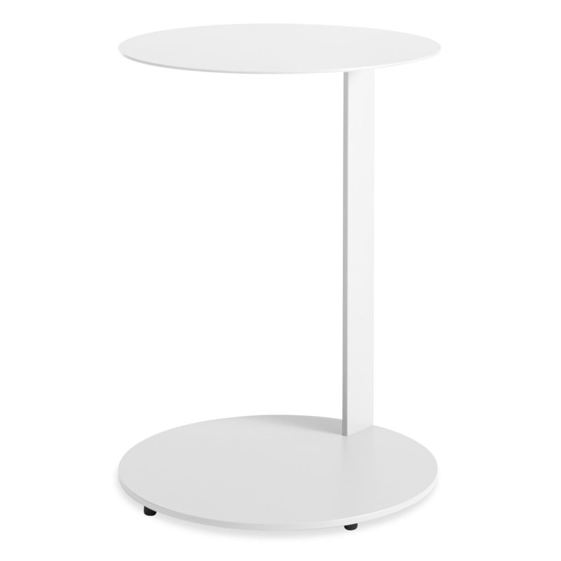 Table d'appoint Note, Blanc, H 23 po x l 20 po x P 20 po