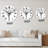 Black and White Graphics Trees - Traditional Wall Clock-37925525