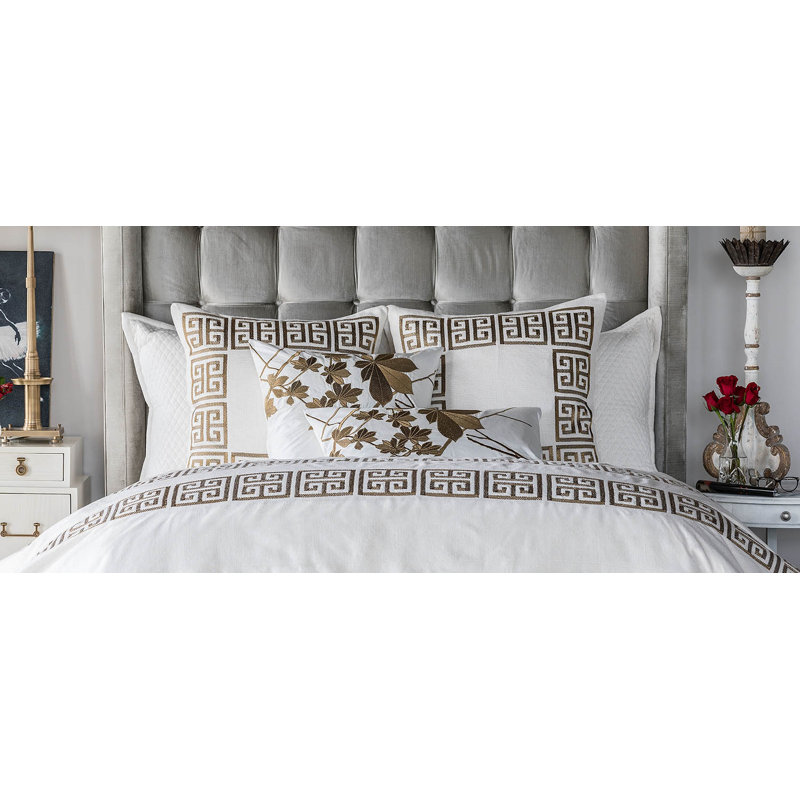 Guy Square Pillow Cover & Insert, Gold