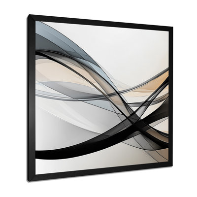 Minimal Geometric Rift III - Abstract Minimalism Wall Art