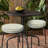 Decorative Indoor Outdoor Waterproof Round Cushion Cover, Patio UV Resistant Seat Cushion Cover-973084077