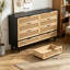 Armoire de rangement en rotin 6 tiroirs-129641043