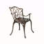 Chaise de salle à manger, cuivre noir (ensemble de 2)