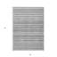 Tapis extérieur lavable rayé gris argenté et gris anthracite 3 pi x 5 pi