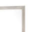 Miroir de commode Evy, conception encadrée, bois gris rustique, carré 38 x 38